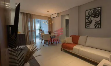 Apartamento com 2 dormitórios à venda, 77 m² por r$ 890.000,00 - boqueirão - santos/sp