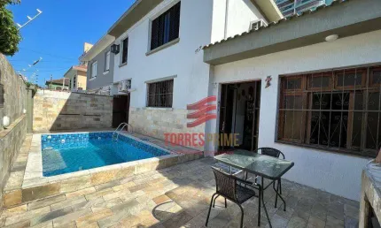 Casa com 3 dormitórios à venda, 186 m² por r$ 1.300.000,00 - embaré - santos/sp