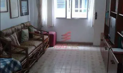 Apartamento com 1 dormitório(quarto) à venda, por r$ 450.000 - embaré - santos/sp