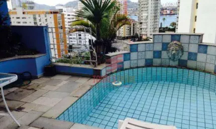 Cobertura à venda, 350 m² por R$ 6.500.000,00 - Ponta da Praia - Santos/SP