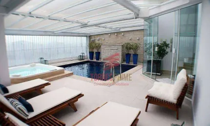Cobertura com 4 dormitórios à venda, 467 m² por R$ 12.000.000,00 - Ponta da Praia - Santos/SP