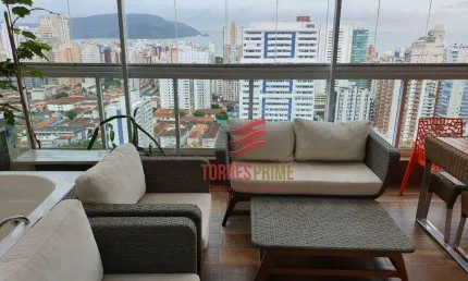 Cobertura com 2 dormitórios à venda, 97 m² por R$ 1.400.000,00 - Boqueirão - Santos/SP