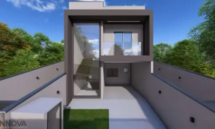 Sobrado com 3 quartos  à venda, 110.00 m2 por R$699000.00  - Xaxim - Curitiba/PR