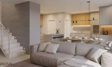Sobrado em Condomínio com 4 quartos  à venda, 215.00 m2 por R$1690000.00  - Xaxim - Curitiba/PR