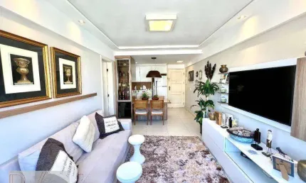 Apartamento com 1 dormitório, 1 suíte à venda, 44 m² por r$ 590.000,00 - barra - salvador/ba