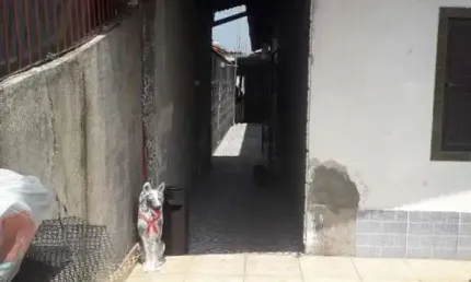 Casa para venda em praia grande, vila mirim, 2 dormitórios, 1 suíte, 1 banheiro, 2 vagas