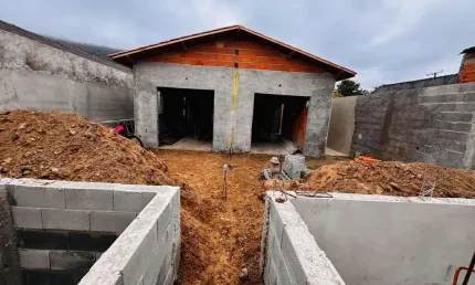 Casa para venda em itanhaém, balneário jequitibá, 2 dormitórios, 1 suíte, 1 banheiro, 2 vagas