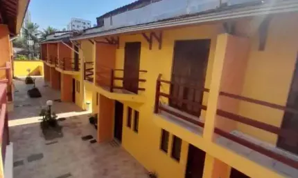 Casa em condomínio para venda em mongaguá, vila atlântica, 2 dormitórios, 1 suíte, 1 banheiro, 1 vaga
