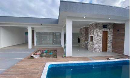 Casa para Venda em Itanhaém, Bopiranga, 3 dormitórios, 1 suíte, 2 banheiros, 3 vagas