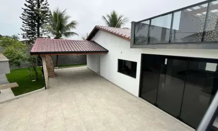 Casa alto padrão para venda em itanhaém, bopiranga, 3 dormitórios, 1 suíte, 1 banheiro, 4 vagas