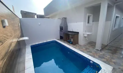 Casa para venda em itanhaém, bopiranga, 2 dormitórios, 1 suíte, 1 banheiro, 1 vaga