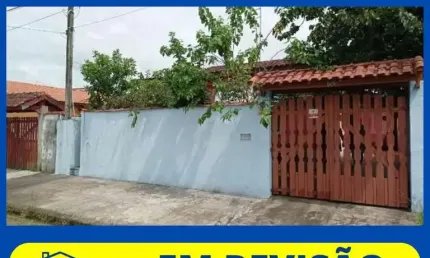 Casa para Venda em Itanhaém, Gaivota, 2 dormitórios, 1 banheiro, 2 vagas