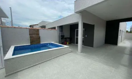 Casa para Venda em Itanhaém, Gaivota, 3 dormitórios, 1 suíte, 1 banheiro