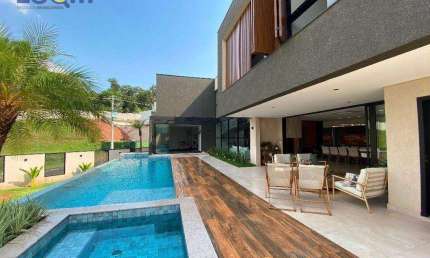 Casa de Alto Padrão em Condomínio Fechado com  5 suítes na Malota em Jundiaí SP