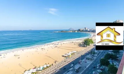 Cobertura com 4 quartos à venda na Avenida Atlântica, Copacabana, Rio de Janeiro