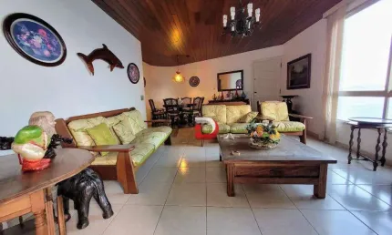 Apartamento com 3 dormitórios para alugar, 165 m² por R$ 10.670,00/mês - Astúrias - Guarujá/SP