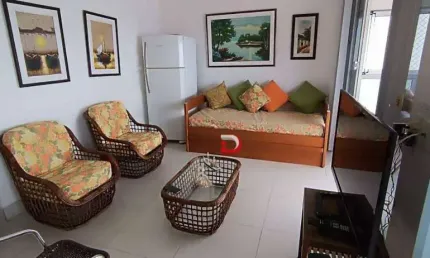 Apartamento com 3 dormitórios para alugar, 108 m² por R$ 6.500,00/mês - Astúrias - Guarujá/SP