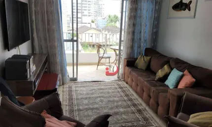Apartamento com 2 dormitórios à venda, 98 m² por R$ 510.000,00 - Tombo - Guarujá/SP