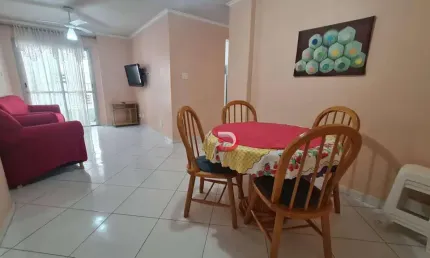 Apartamento com 1 dormitório para alugar, 60 m² por R$ 2.300,00/mês - Asturias - Guarujá/SP