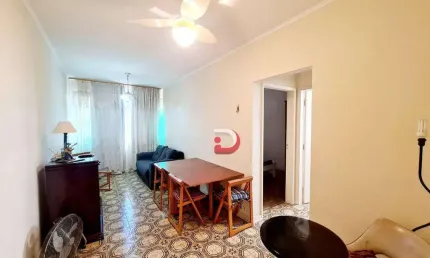 Apartamento com 1 dormitório à venda, 55 m² por r$ 300.000,00 - jardim las palmas - guarujá/sp