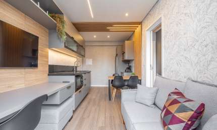 Lindo apartamento no Centro de Curitiba, até 2 pessoas
