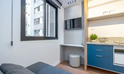 Lindo apartamento no Centro de Curitiba, até 2 pessoas