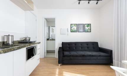Apartamento 1 quarto para locação em Curitiba, até 4 pessoas, 26m²