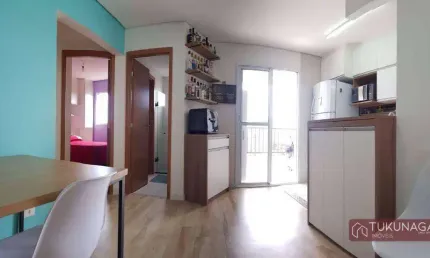 Apartamento com 2 dormitórios à venda, 46 m² por R$ 370.000,00 - Vila Galvão - Guarulhos/SP