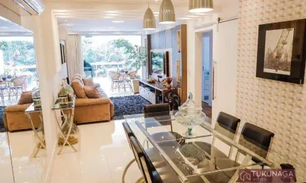 Apartamento com 3 dormitórios à venda, 114 m² por R$ 780.000 - Praia de Pitanqueiras - Guarujá/SP