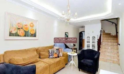 Sobrado com 3 dormitórios à venda, 210 m² por r$ 700.000,00 - parque continental i - guarulhos/sp