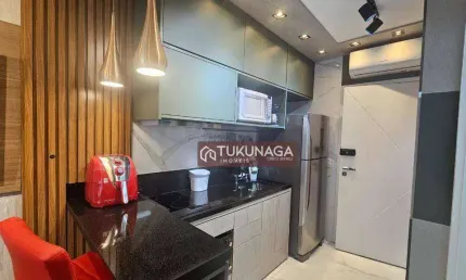 Apartamento com 1 dormitório para alugar, 39 m² por R$ 4.000,00/mês - Centro - Guarulhos/SP