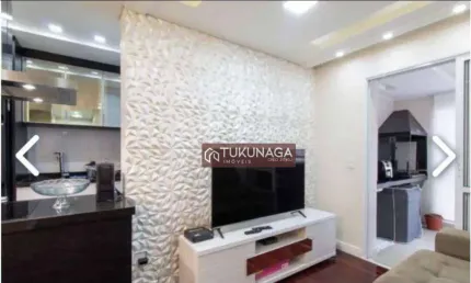 Ótima Oportunidade !!!! no Condominio Cidade Maia Guarulhos. 2 dorms com suite,sala, cozinha, banheiro, lazer completo. 1 vaga de garagem, otima local