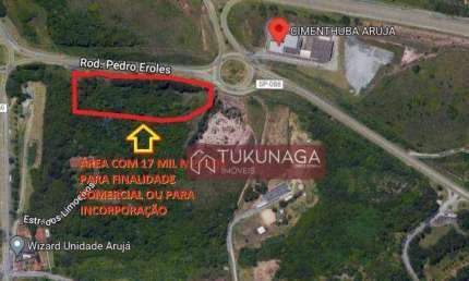 Área à venda, 17000 m² por R$ 17.000.000,00 - Caputera - Arujá/SP