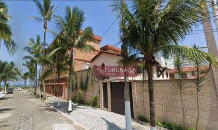 Pé na areia a 30 metros da praia. Sobrado em condomínio com 2 dormitórios à venda, 73 m² por R$ 350.000 - Jardim Imperador - Praia Grande/SP