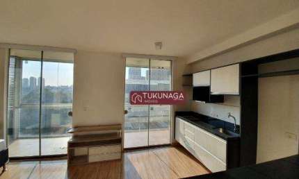Studio com 1 dormitório para alugar, 36 m² por R$ 2.794,00/mês - Vila Augusta - Guarulhos/SP