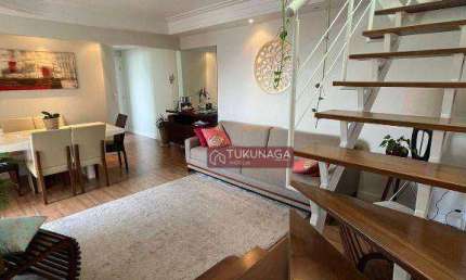 Cobertura Duplex na Vila Augusta com 3 dormitórios à venda, 190 m² por R$ 1.300.000 - Guarulhos/SP