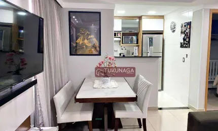 Apartamento Parque Santa Lúcia com 2 dormitórios à venda, 43 m² por R$ 230.000 - Água Chata - Guarulhos/SP