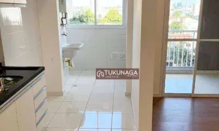 Apartamento com 2 dormitórios para alugar, 58 m² por R$ 2.922,00/mês - Vila Milton - Guarulhos/SP