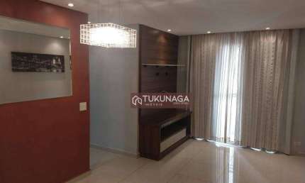 Apartamento com 3 dormitórios à venda, 65 m² por R$ 375.000,00 - Ponte Grande - Guarulhos/SP