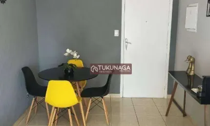 Apartamento condominio portal do milenio  com 2 dormitórios à venda, 51 m² por r$ 330.000 - picanco - guarulhos/sp