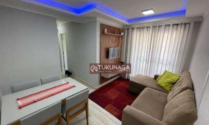 Apartamento com 2 dormitórios à venda, 52 m² por R$ 395.000,00 - Bosque Maia - Guarulhos/SP