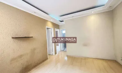 Apartamento com 2 dormitórios para alugar, 54 m² por R$ 2,206 /mês - Vila das Bandeiras - Guarulhos/SP