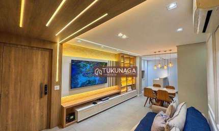 Apartamento com 3 dormitórios para alugar, 82 m² por R$ 7.300,00/mês - Jardim Flor da Montanha - Guarulhos/SP