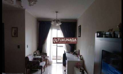 Apartamento com 2 dormitórios para alugar, 74 m² por R$ 2.550,00/mês - Torres Tibagi - Guarulhos/SP