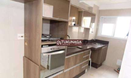 Apartamento com 2 dormitórios para alugar, 65 m² por R$ 2.827,00/mês - Ponte Grande - Guarulhos/SP