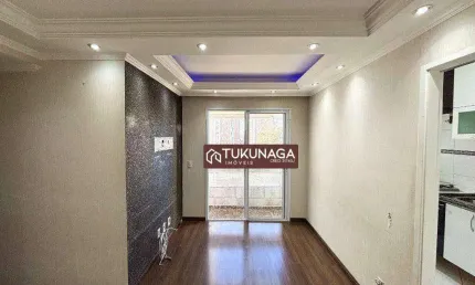 Apartamento com 2 dormitórios para alugar, 52 m² por R$ 2.808,00/mês - Bosque Maia - Guarulhos/SP