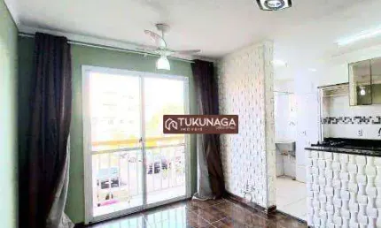 Apartamento com 2 quartos à venda, 45 m² por r$ 256.000 - jardim guilhermino - guarulhos/sp