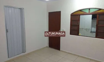 Casa com 1 dormitório para alugar, 200 m² por r$ 1.000,00/mês - jardim valéria - guarulhos/sp