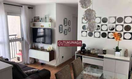 Apartamento com 3 dormitórios à venda, 64 m² por R$ 385.000,00 - Vila Rio de Janeiro - Guarulhos/SP