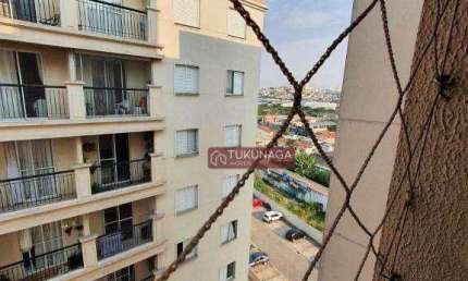 Apartamento com 3 dormitórios à venda, 66 m² por R$ 375.000,00 - Ponte Grande - Guarulhos/SP